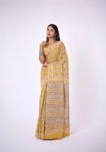Kavya / A Mul Cotton Handblock Saree - Image 2