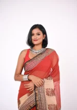 Meera / A Kota Doria Handblock Saree