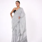 Rekha / A Mul Cotton Handblock Saree
