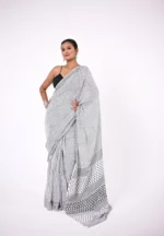 Rekha / A Mul Cotton Handblock Saree
