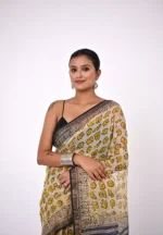 Gauri / A Kota Doria Handblock Saree