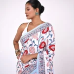 Urvashi / An Ajrakh Modal Silk Saree
