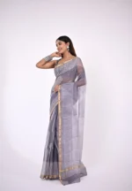 Nisha / A Kota Doria Hand block Saree - Image 3