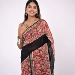 Shambhavi / A Maheshwari Silk Handblock Saree