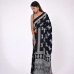 Vaishali / A Modal Silk Ajrakh Saree