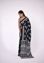 Vaishali / A Modal Silk Ajrakh Saree