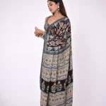 Maya / A Modal Silk Ajrakh Saree