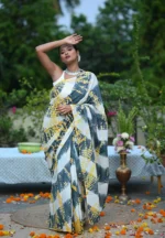Meher / A Mul Cotton Shibori Saree