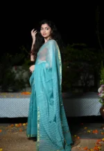 Aryaa / A Kota Doria Handblock Saree - Image 4