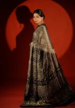 Isha / A Modal Silk Ajrakh Saree - Image 2
