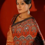Aparna / A Modal Silk Ajrakh Saree