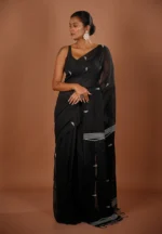 Chhaya / A Pure Bengal Handloom Cotton Jamdani Saree - Image 2