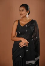 Chhaya / A Pure Bengal Handloom Cotton Jamdani Saree