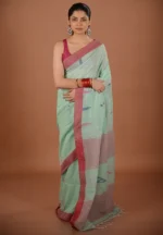 Sharat / A Pure Bengal Handloom Cotton Jamdani Saree