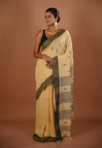 Hemanta / A Pure Bengal Handloom Cotton Jamdani Saree