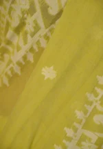 Parna / A Pure Bengal Handloom Cotton Jamdani Saree - Image 5