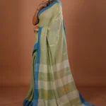 Bhor / A Pure Bengal Handloom Cotton Jamdani Saree