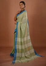 Bhor / A Pure Bengal Handloom Cotton Jamdani Saree