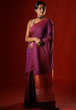 Mahalaya / A Khadi Cotton Saree - Image 2
