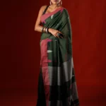 Shoshti / A Pure Bengal Handloom Cotton Jamdani Saree