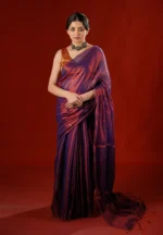 Jamun / A Cotton Tissue Saree - Image 3