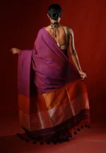 Mahalaya / A Khadi Cotton Saree - Image 3
