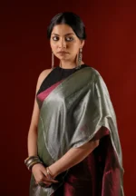Saptami / A Cotton Tissue Saree - Image 3