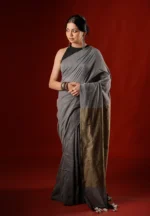 Malaya / A Soft Khadi Cotton Saree - Image 2
