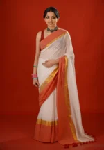 Shubho / A Soft Cotton Saree Inspired by the Timeless Kasavu