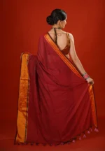 Sharodiya / A Slub Cotton Saree - Image 4