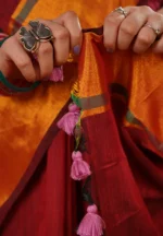 Sharodiya / A Slub Cotton Saree - Image 5