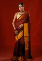 Agomoni / A Slub Cotton Saree - Image 2