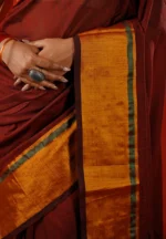 Agomoni / A Slub Cotton Saree - Image 5