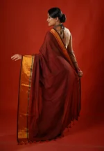 Agomoni / A Slub Cotton Saree - Image 3