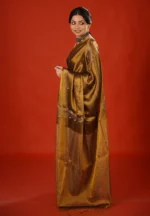 Kanak / A Linen Tissue Saree - Image 3