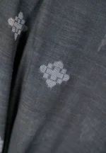 Megh / A Pure Bengal Handloom Cotton Jamdani Saree - Image 5